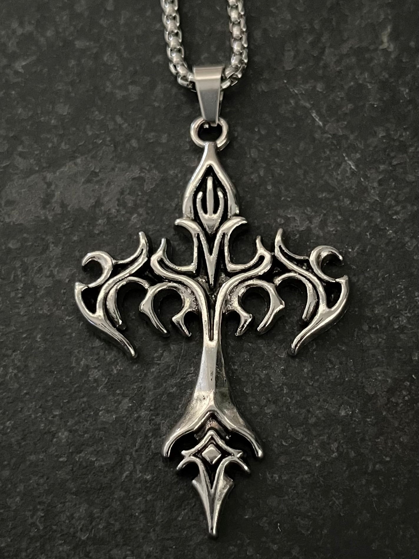 Faithix™ Flame Cross Necklace