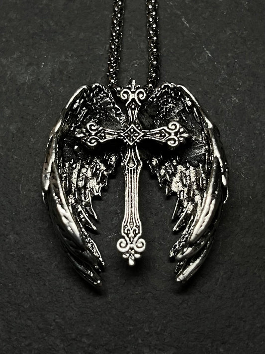 Faithix™ Angel Cross Necklace